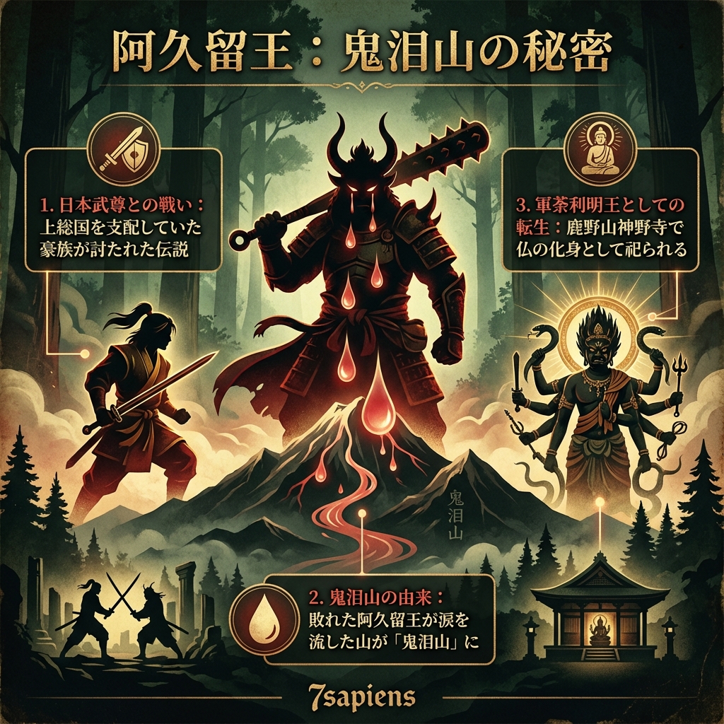 阿久留王：鬼と呼ばれた古代豪族と「鬼泪山」の秘密