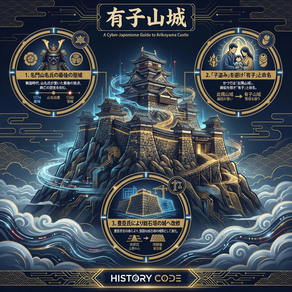 有子山城：名門・山名氏の「最後の祈り」と豊臣の「石垣」