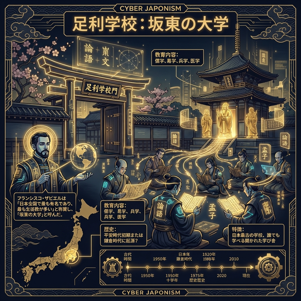 足利学校：ザビエルも驚いた、中世日本の「坂東の大学」