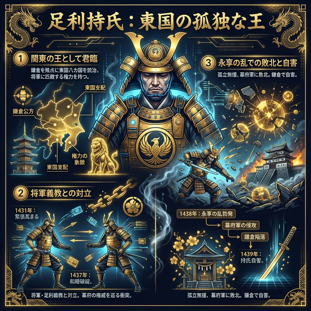 足利持氏：鎌倉に散った、誇り高き「東国の孤独な王」