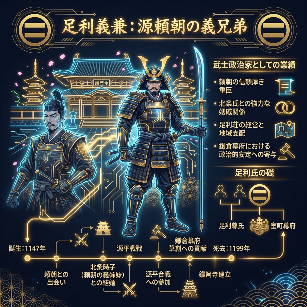 足利義兼：源頼朝の「最強の義兄弟」にして、足利氏繁栄のプロデューサー