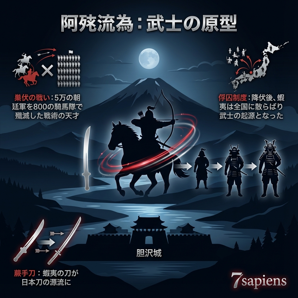 阿弖流為（アテルイ）：帝国を撃破した蝦夷の英雄と「武士の原型」