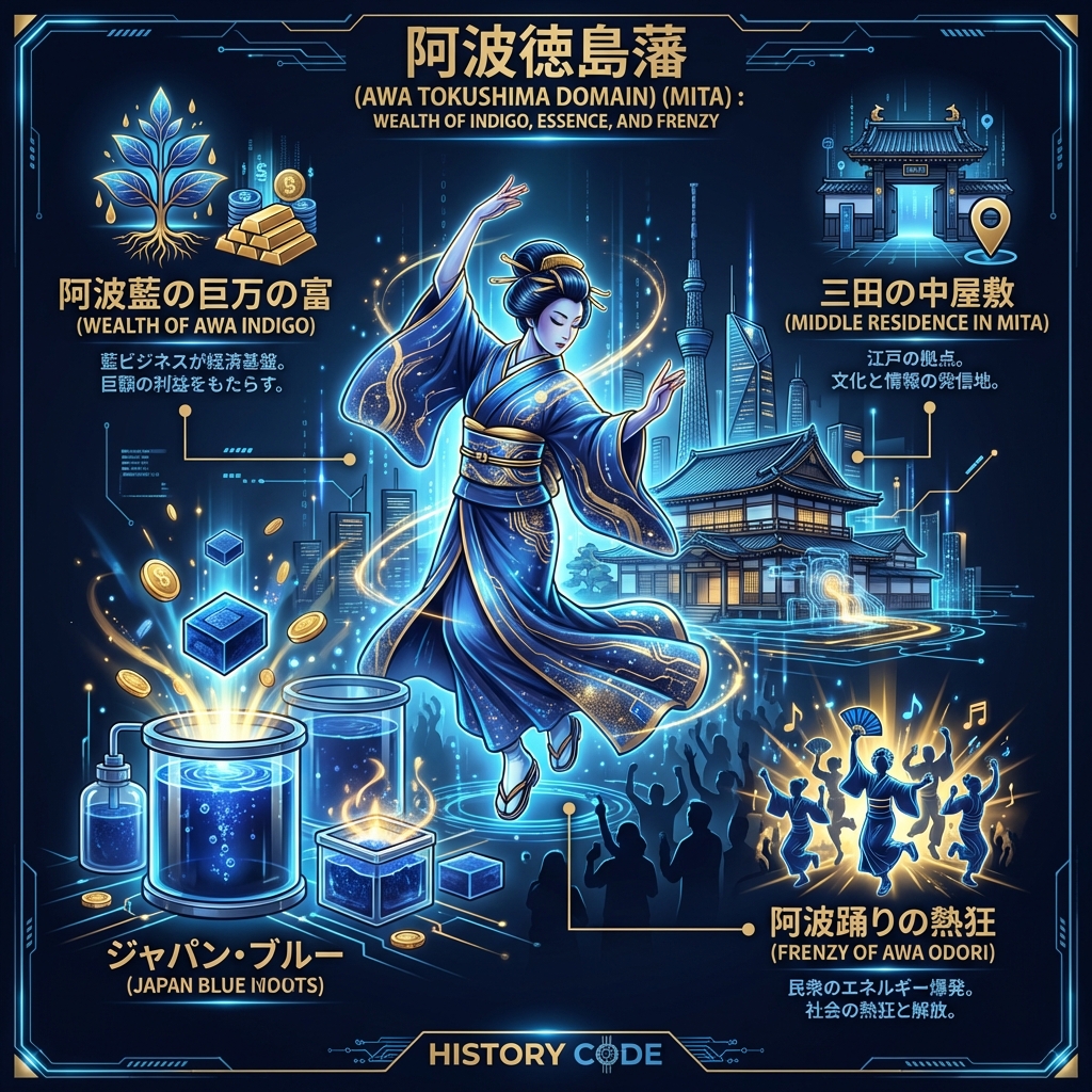 阿波徳島藩（三田）：藍の富が支えた25万石の「粋」と「熱狂」