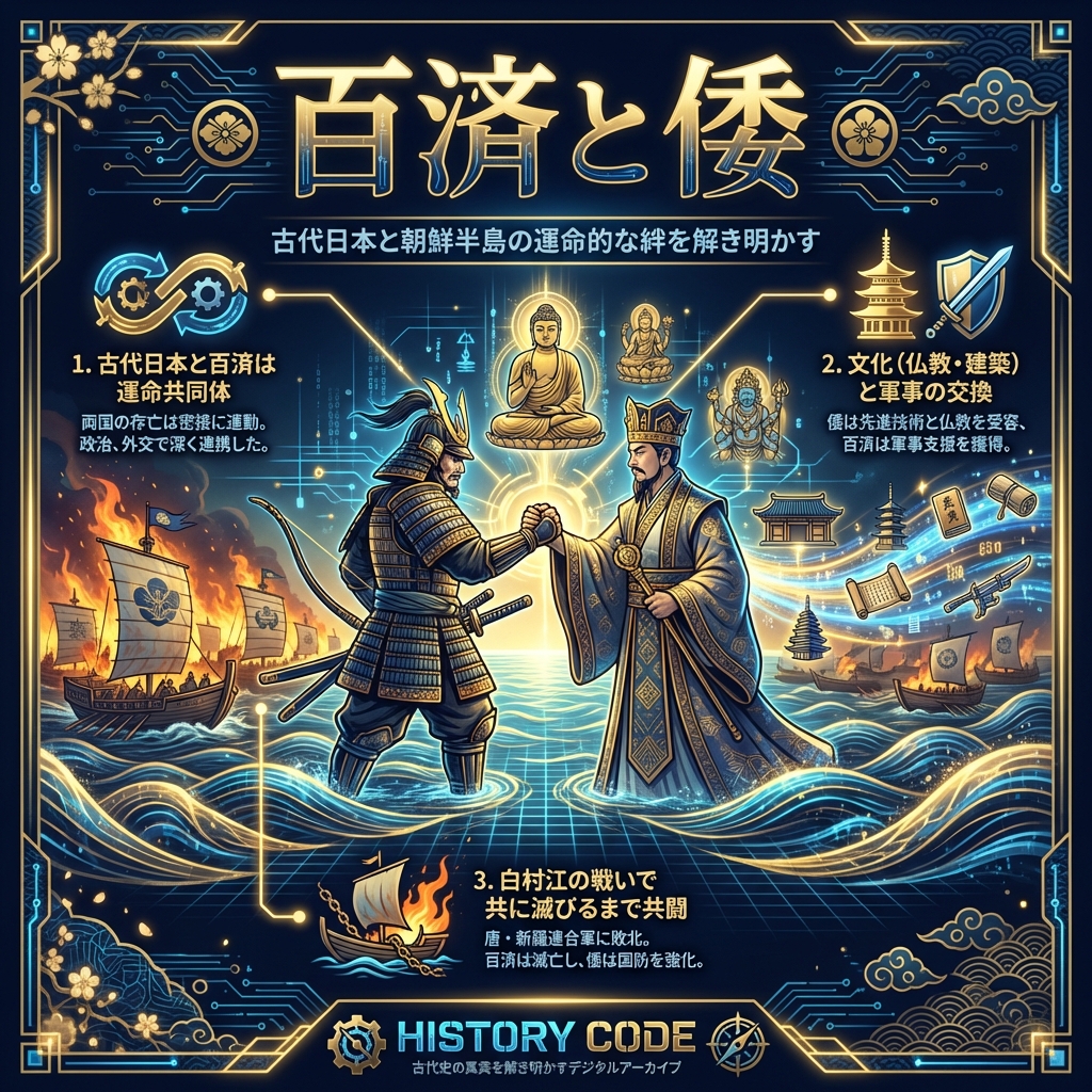 百済と倭：なぜ日本は滅びゆく国に「全て」を賭けたのか？