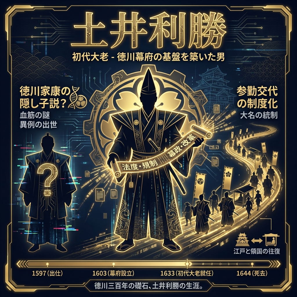 土井利勝：徳川の「影の設計者」と落胤の謎