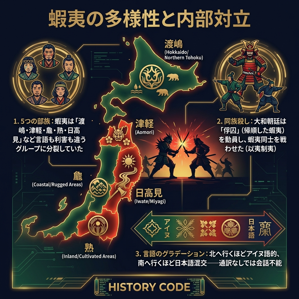 蝦夷は一枚岩ではなかった：「全東北が団結」はファンタジー、血で血を洗う部族対立の真実