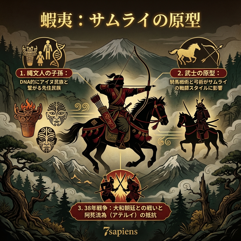 蝦夷（えみし）：サムライの原型となった「まつろわぬ民」