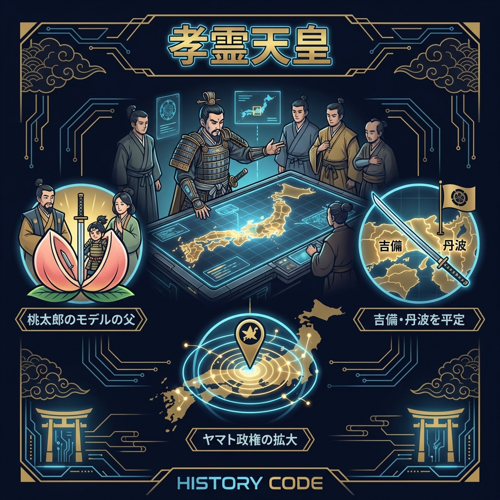 孝霊天皇：桃太郎の父