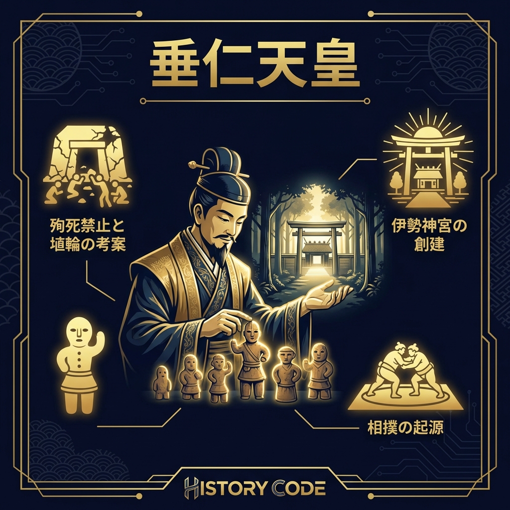 垂仁天皇：埴輪と伊勢神宮