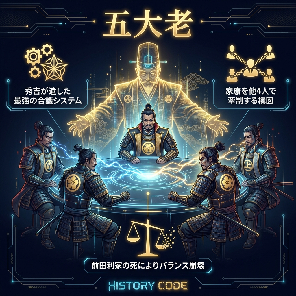 五大老：豊臣政権を支えた「最強の5人」と崩壊への序曲
