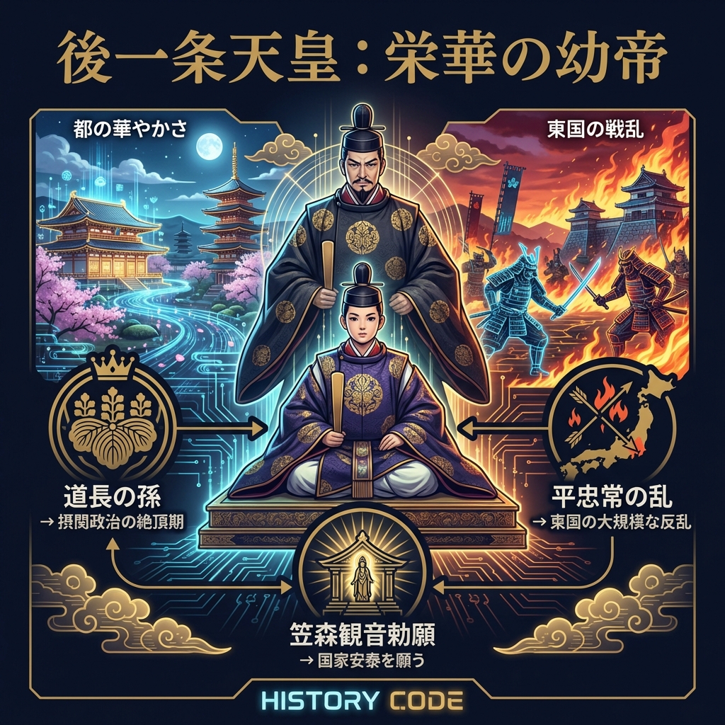 後一条天皇：道長の栄華と東国の反乱