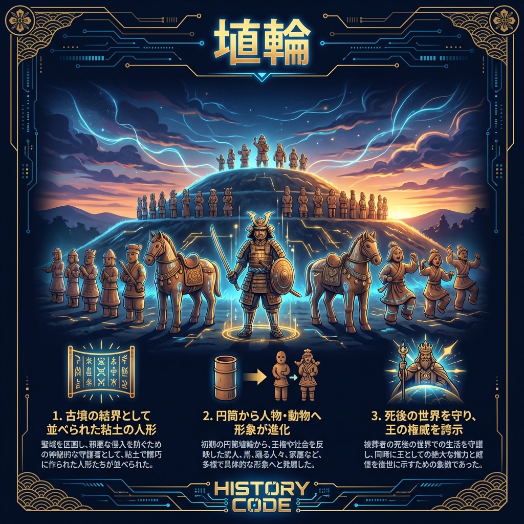 埴輪：語る粘土。なぜ古代人は墓に人形を並べたのか？