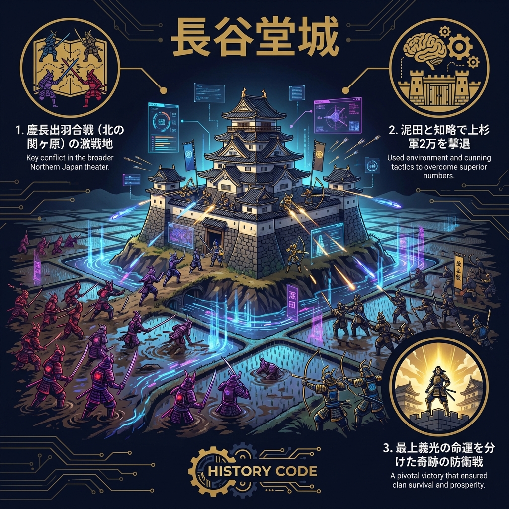 長谷堂城：最強の上杉軍を跳ね返した「山形の盾」
