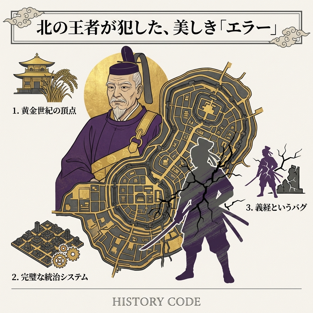 【藤原秀衡】：北の王者が犯した、美しき「エラー」