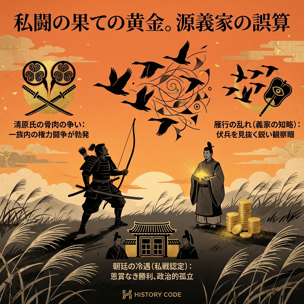 【後三年の役】：私闘の果ての黄金。源義家の誤算