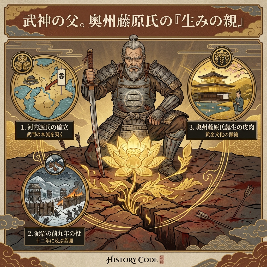 【源頼義】：武神の父。そして、奥州藤原氏の「生みの親」