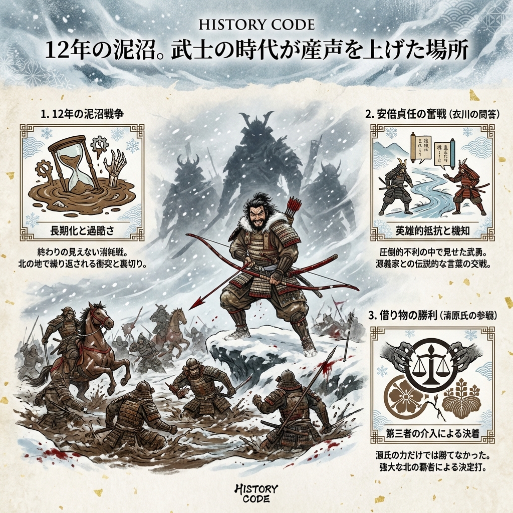 【前九年の役】：12年の泥沼。武士の時代が産声を上げた場所