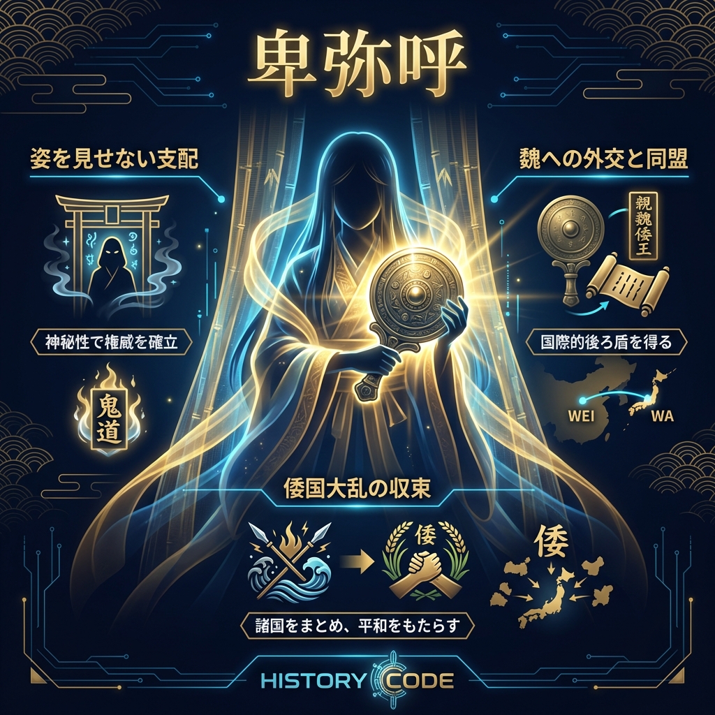 卑弥呼：鬼道を操る「見えざる女王」の戦略