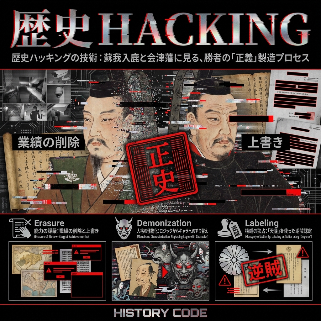 歴史ハッキングの技術：蘇我入鹿と会津藩に見る、勝者の「正義」製造プロセス