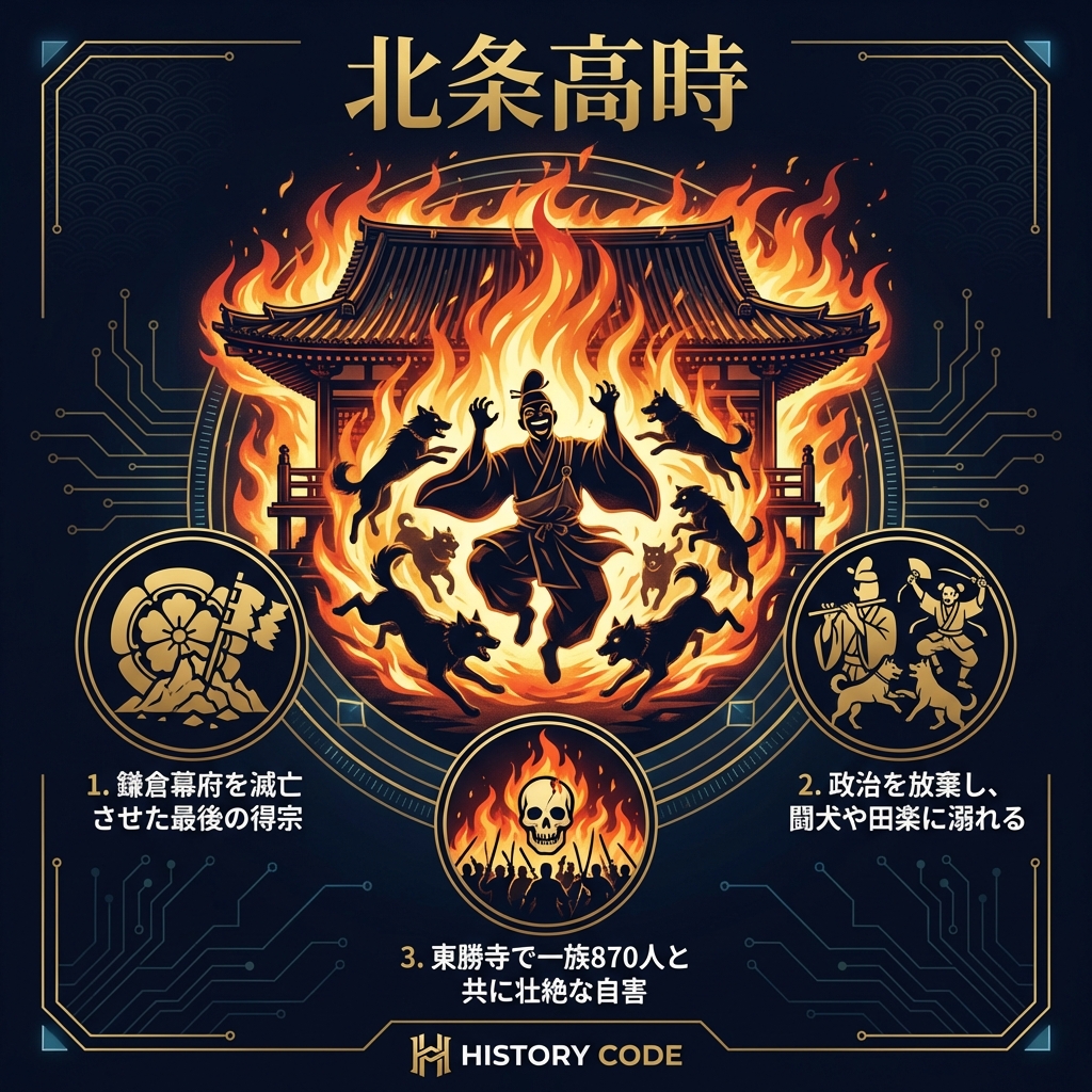北条高時：鎌倉幕府崩壊の幕を引いた「最後の得宗」