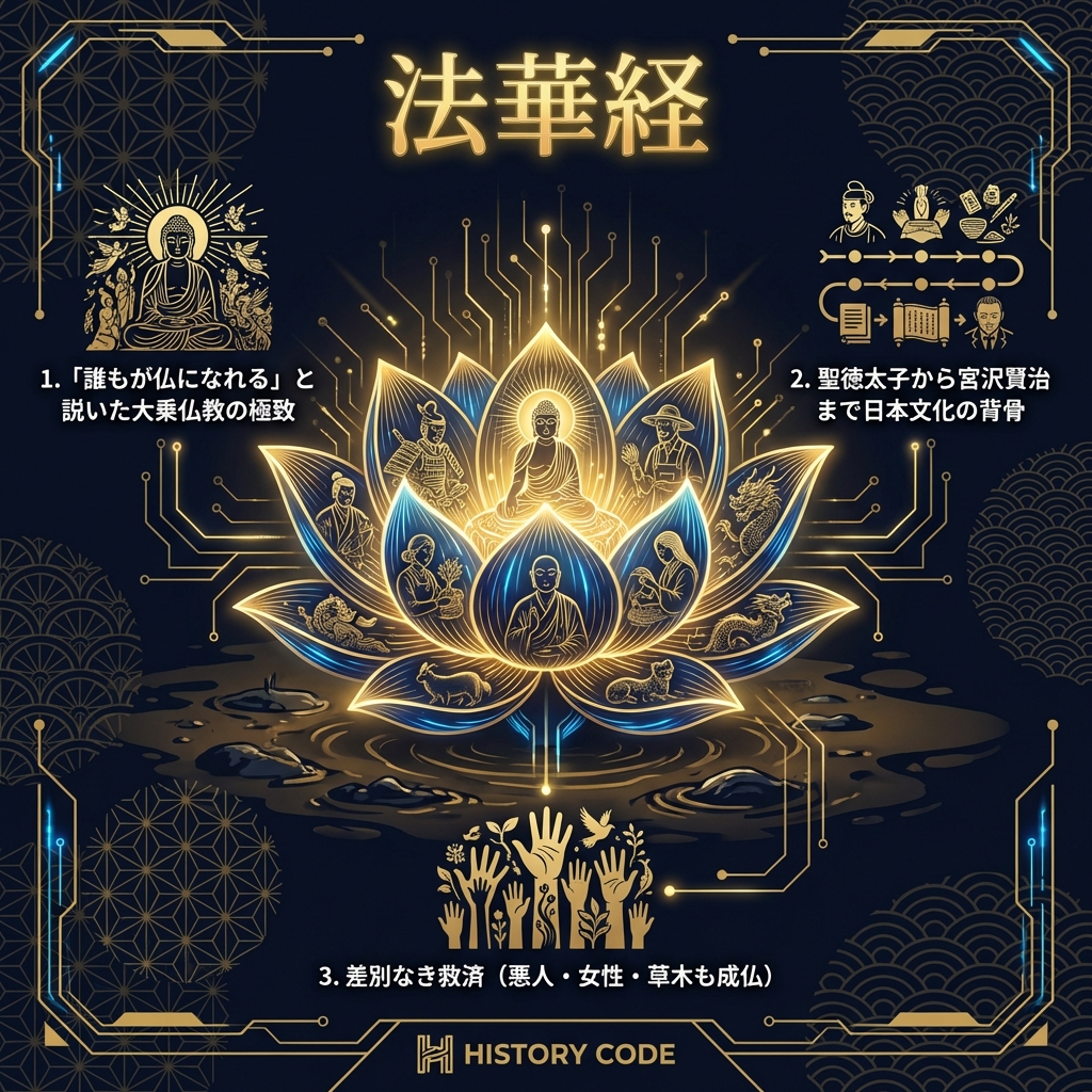 法華経：なぜ日本人はこの経典を愛したのか？ 仏教の「最終結論」
