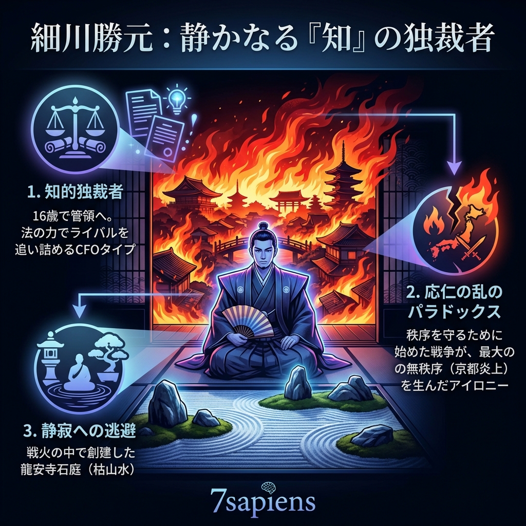 細川勝元：静かなる「知」の独裁者、京都を戦場に変えた冷静な官僚