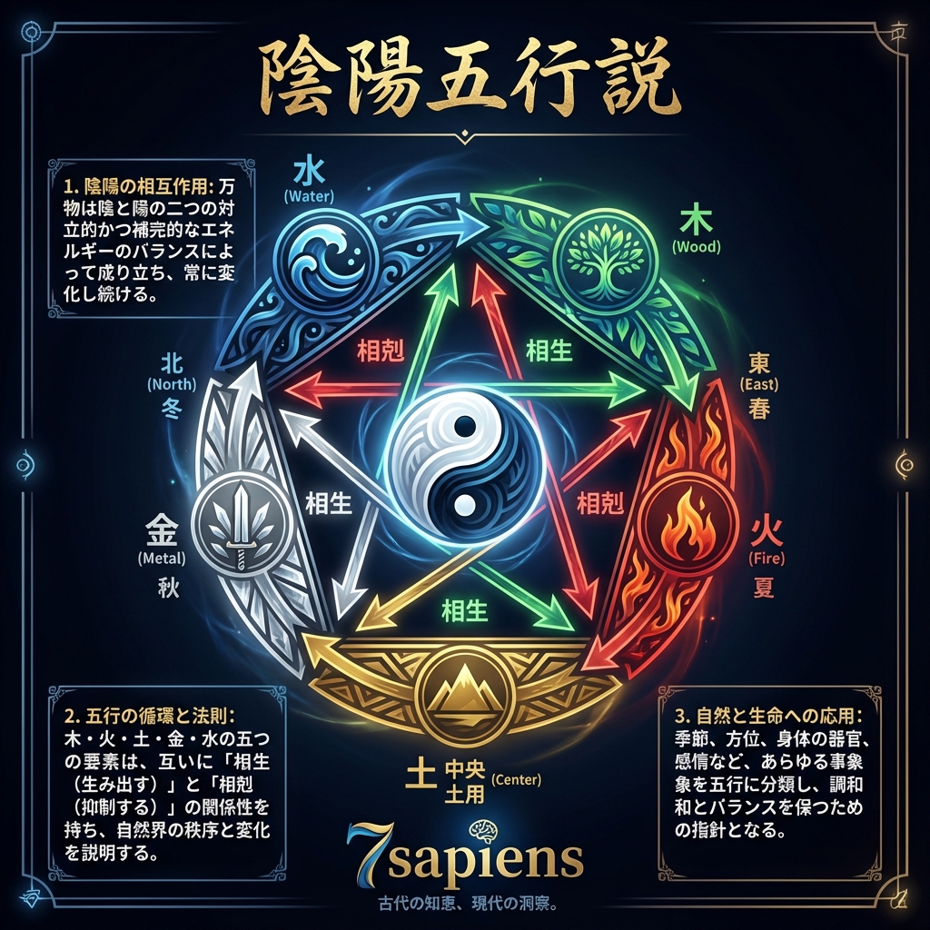 陰陽五行説：世界のすべてを解読する「5つのコード」