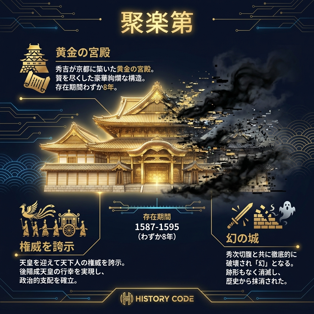 聚楽第：わずか8年で消えた「黄金の幻」と天下人の狂気