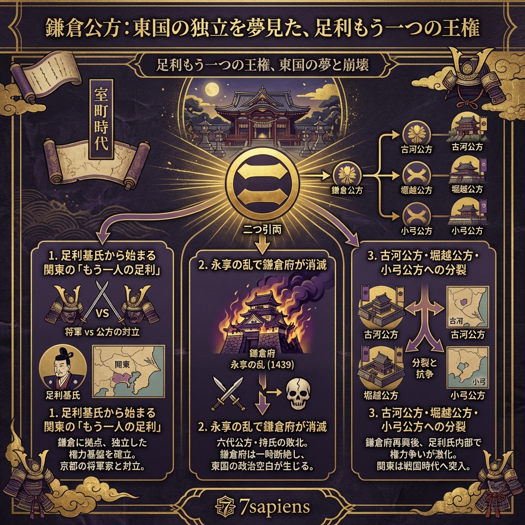 鎌倉公方：東国の独立を夢見た、足利もう一つの「王権」