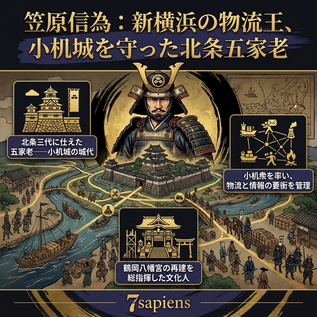 笠原信為：新横浜の「物流王」、小机城を守った北条五家老