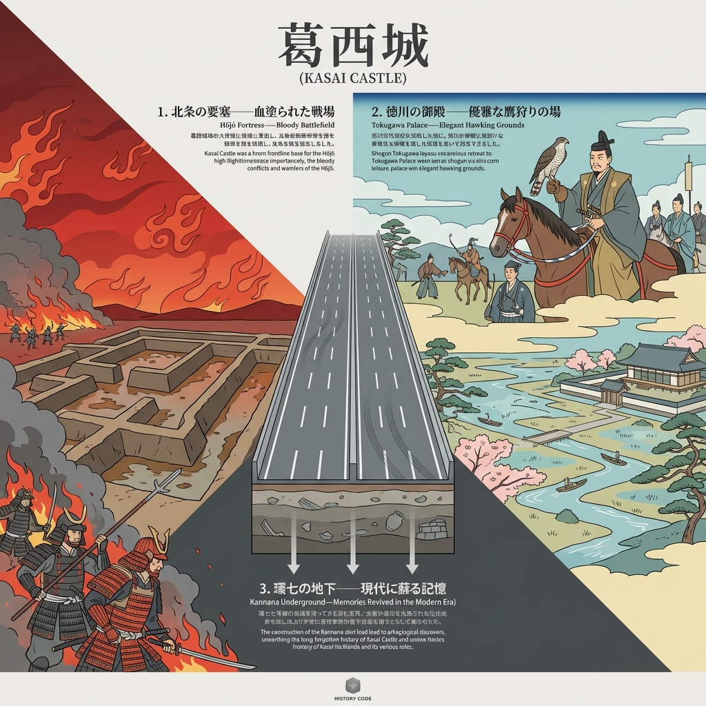 【葛西城】：戦場の最前線から、将軍の「癒やし」へ