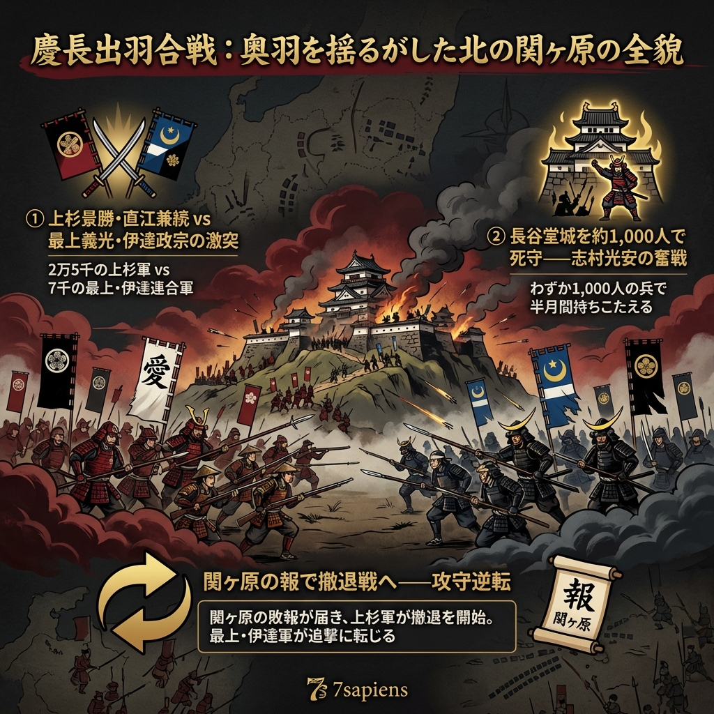 慶長出羽合戦：奥羽を揺るがした「北の関ヶ原」の全貌