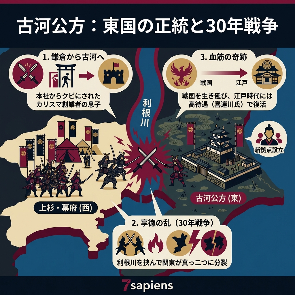 古河公方：鎌倉を追われた「東国の正統」と30年戦争