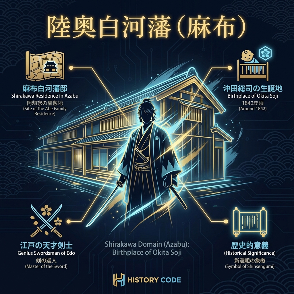 陸奥白河藩（麻布）：新選組・沖田総司が産声を上げた場所