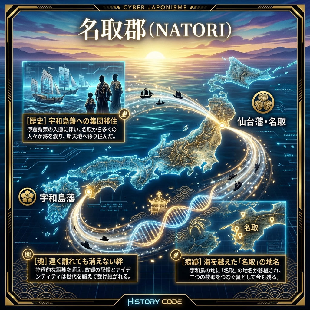 名取郡：宇和島の海に移植された『東北の遺伝子』