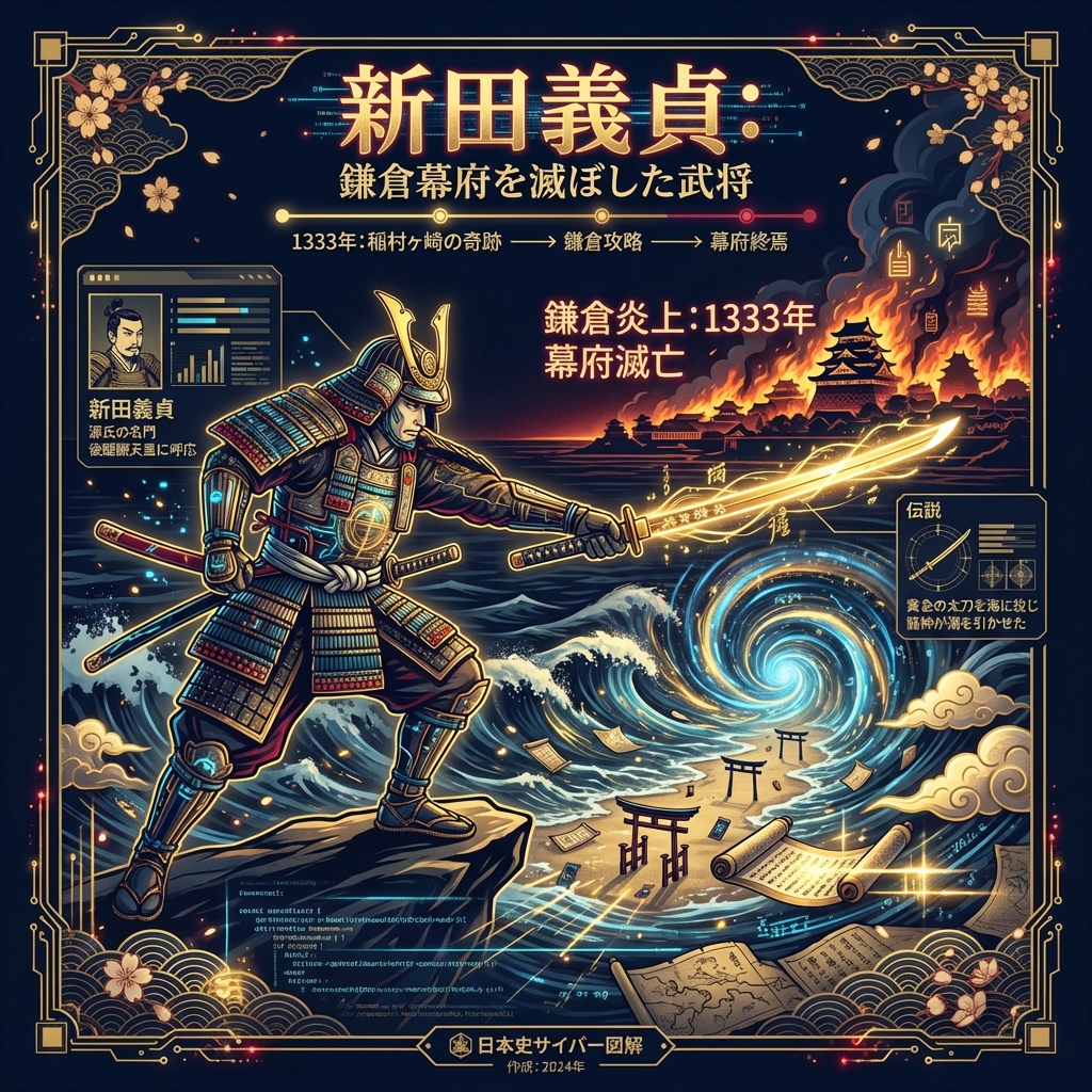 新田義貞：鎌倉を燃やし、愛に殉じた「悲哀の豪将」