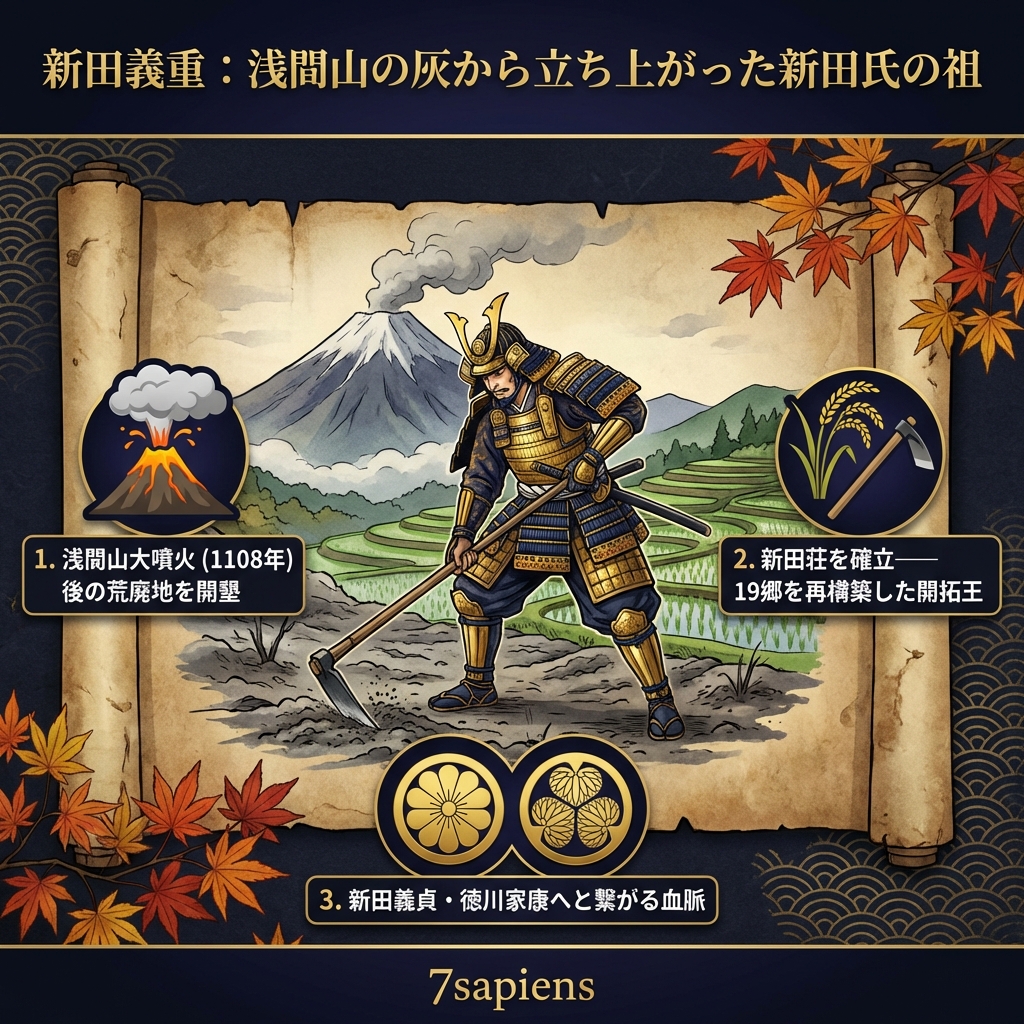 源義重（新田義重）：浅間山の灰から立ち上がった「新田氏の祖」