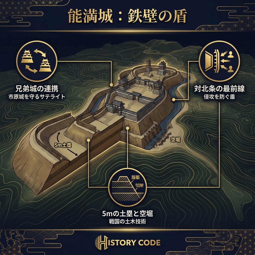 能満城：里見氏の「絶対防衛ライン」を担った砦