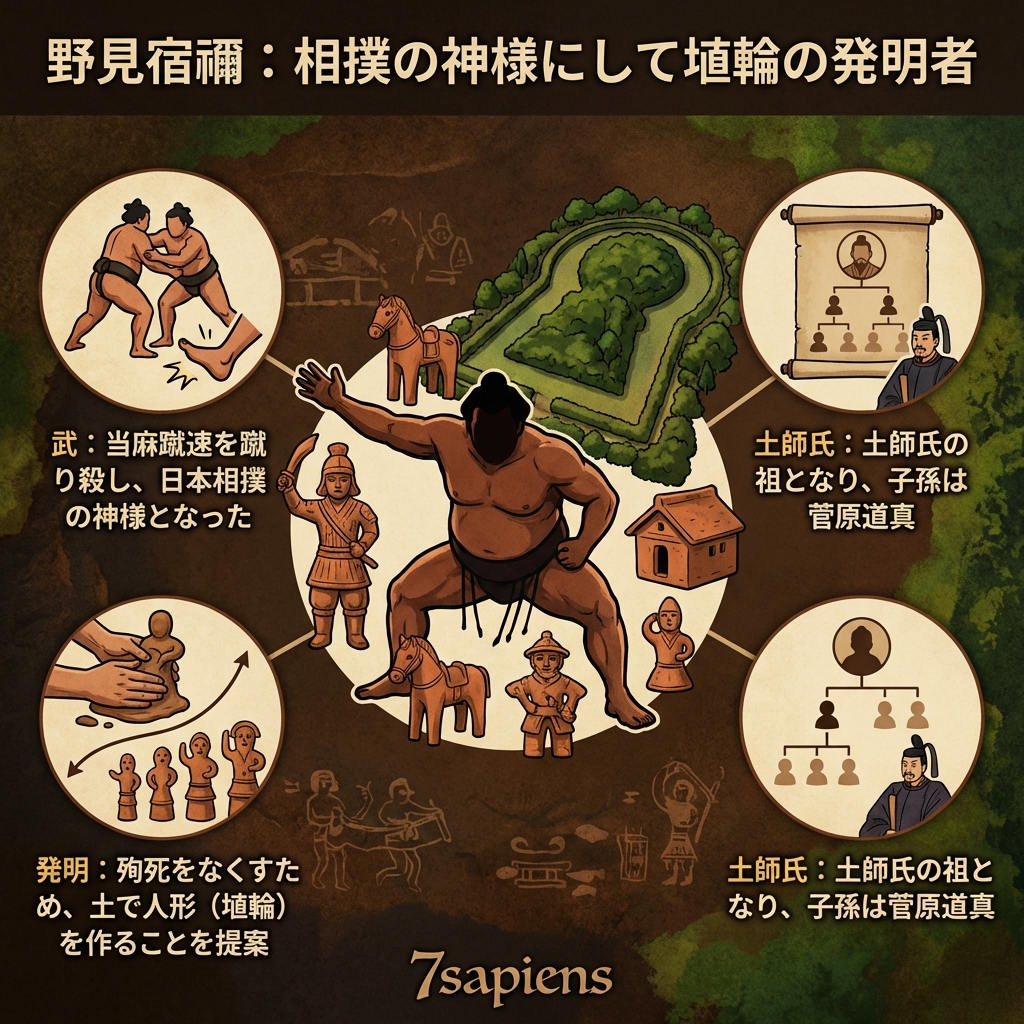 野見宿禰：相撲の神様にして埴輪の発明者——文武両道の始祖