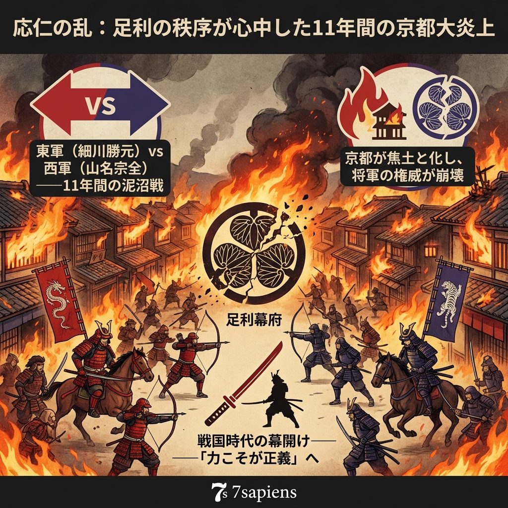 応仁の乱：足利の秩序が「心中」した11年間の京都大炎上
