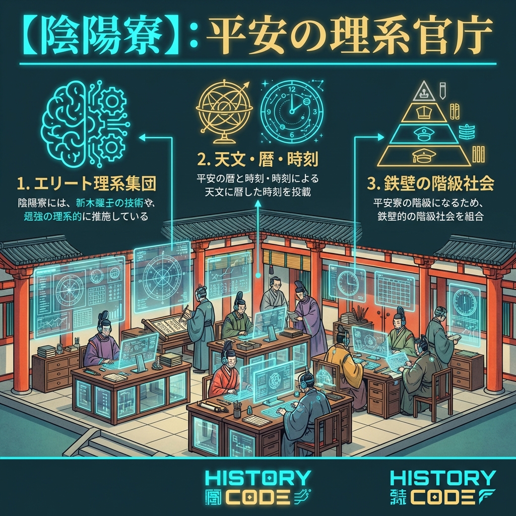 【陰陽寮】：平安京の最強理系官庁、その全貌