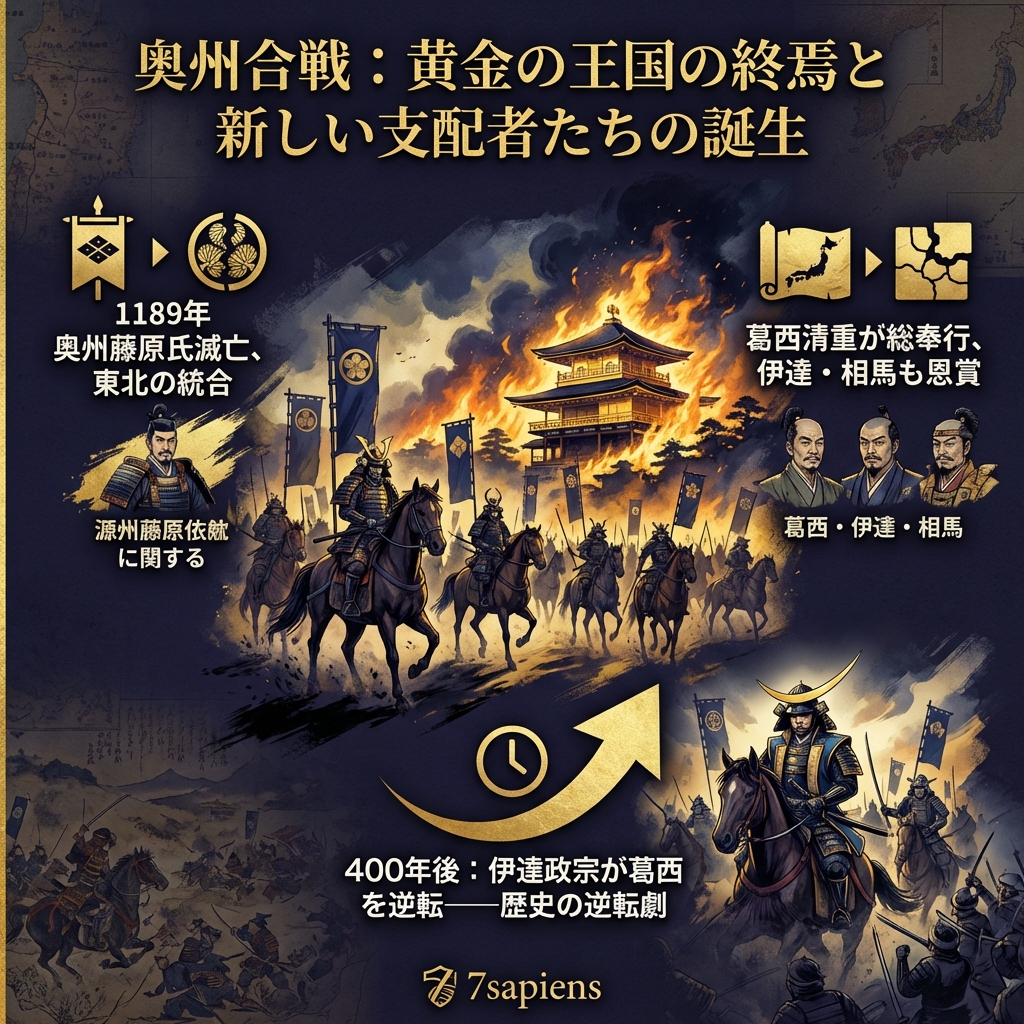 奥州合戦：黄金の王国の終焉と「新しい支配者」たちの誕生