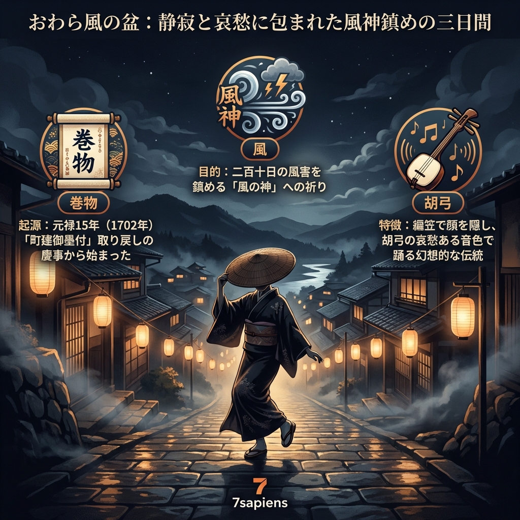 おわら風の盆：静寂と哀愁に包まれた「風神鎮め」の三日間
