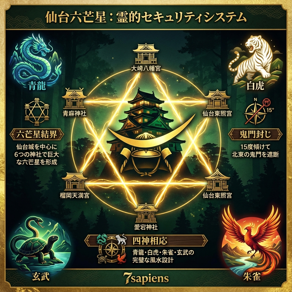 仙台六芒星：伊達政宗が仕掛けた「霊的セキュリティシステム」