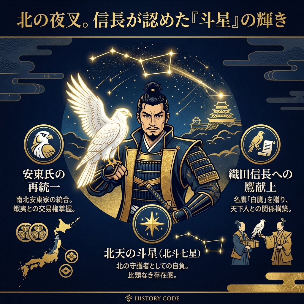 【安東愛季】：北の夜叉。信長が認めた「斗星」の輝き