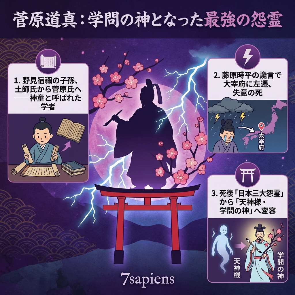 菅原道真：学問の神となった「最強の怨霊」——天神信仰の原点
