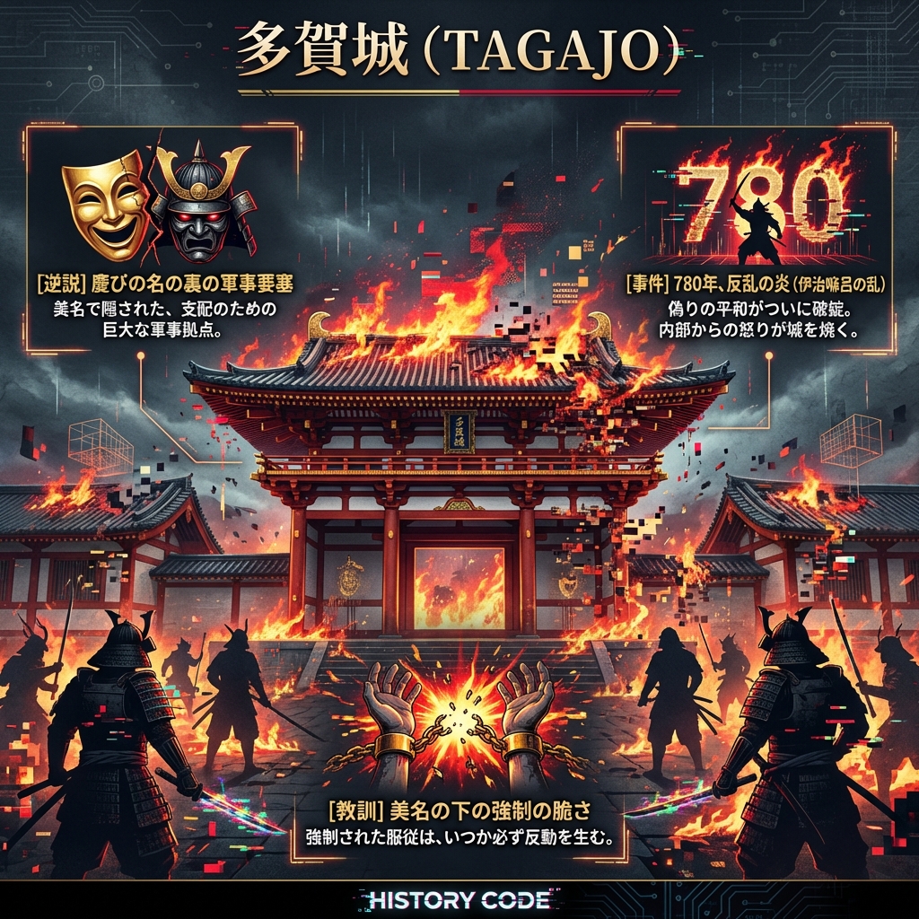 多賀城：『多き慶び』の城が刻んだ血と炎のパラドックス