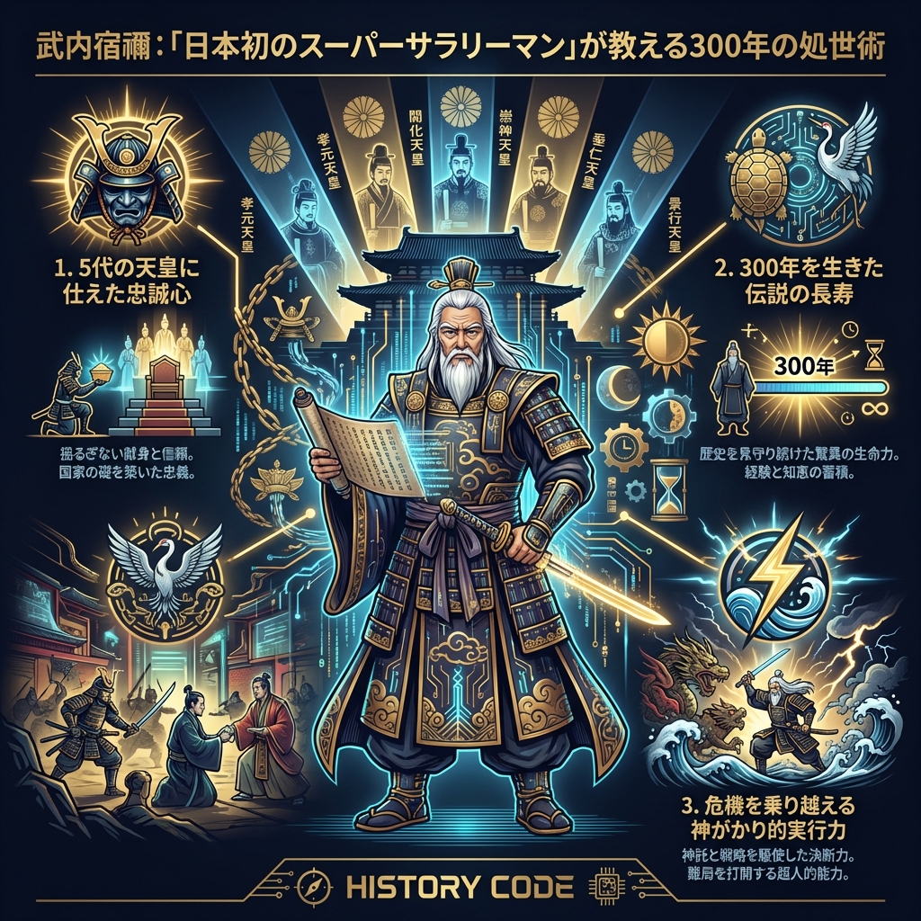 武内宿禰：「日本初のスーパーサラリーマン」が教える300年の処世術