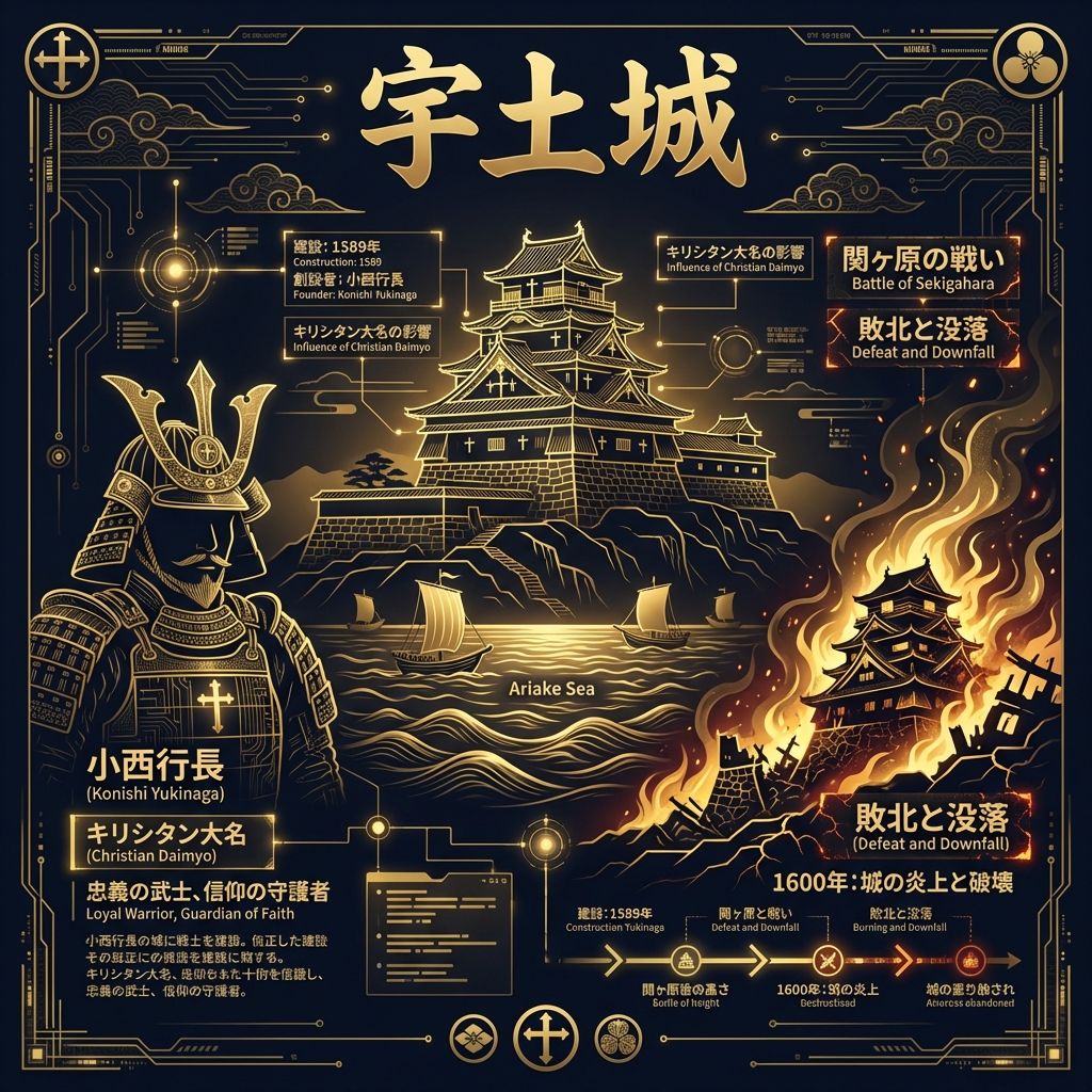 宇土城：キリシタン大名・小西行長の夢の跡