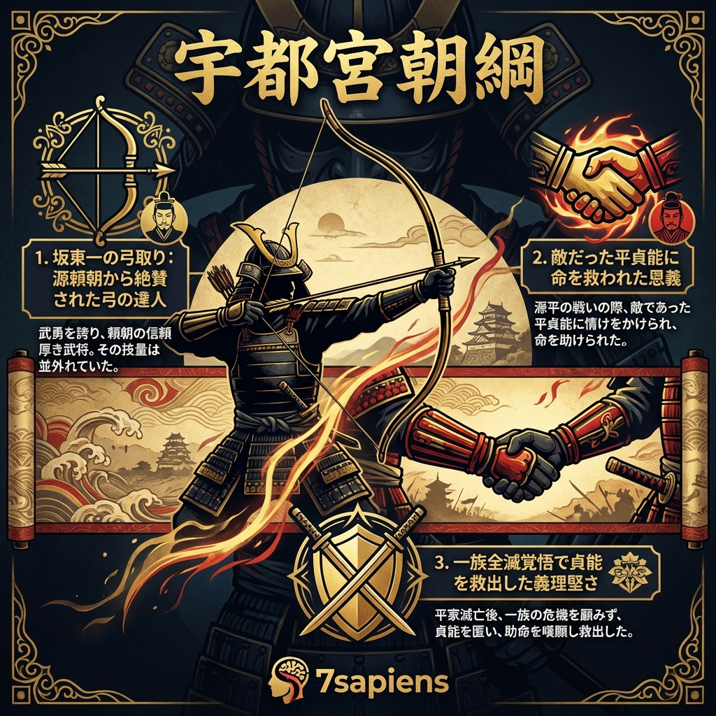 宇都宮朝綱：血筋より「恩義」を選んだ坂東一の弓取り